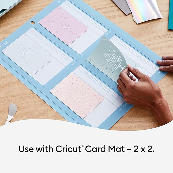 Cricut Insert Cards | Sensei | 12,1 cm x 16,8 cm (Cricut - Boyut R40) | 30'lu paket | Cricut kart matı ile kullanım için - 2 x 2