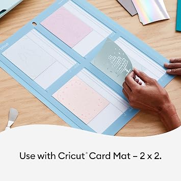 Cricut Insert Cards | Sensei | 12,1 cm x 16,8 cm (Cricut - Boyut R40) | 30'lu paket | Cricut kart matı ile kullanım için - 2 x 2