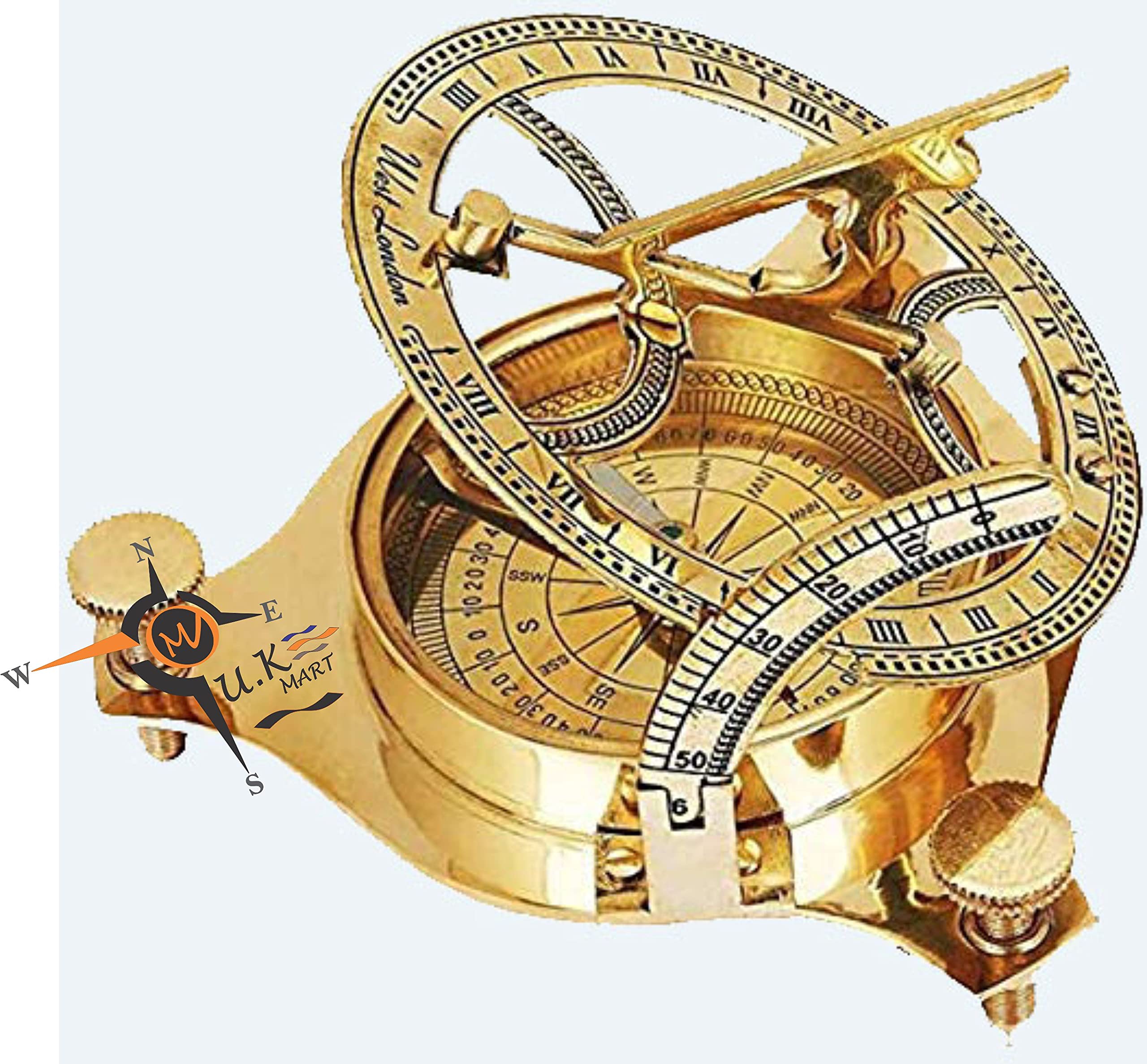 See full amazon price history chart for M.A & SONS Brass Antique Look Brass Sundial Clock Compass,Nautical Working Navy Ship 4 inch, Sun Clock Wooden Box Customized Available M.A & SONS Brass Antique Look Brass Sundial Clock Compass,Nautical Working Navy Ship 4 inch, Sun Clock Wooden Box Customized Available (B0999PWMTP) Amazon Price History, Amazon Price Tracker