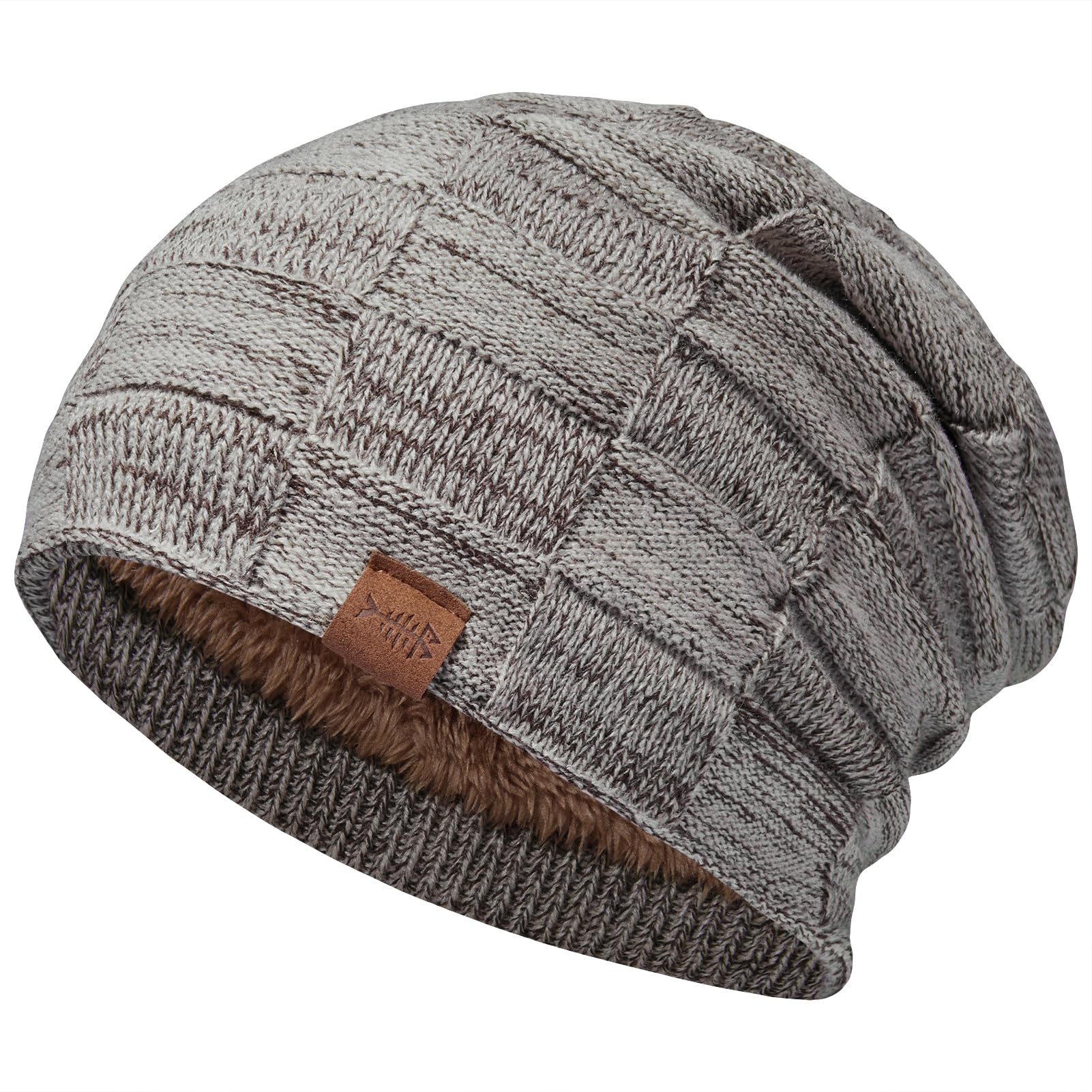Bassdash Chapeau De Nez Réversible Polaire Épais - Cache-Cou Anti-Vent Chaud Tricot Côtelé Camouflage / Uni - Homme Femme Hiver