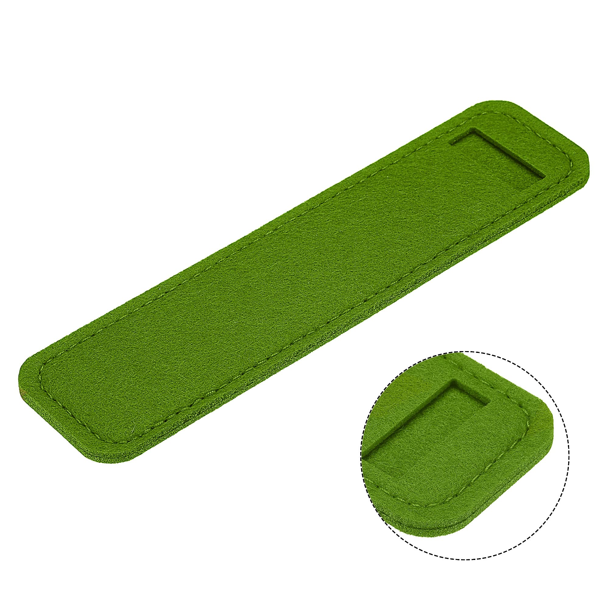 PATIKIL Felt Pen Case 4 Pack Pencil Bag Mini Pocket Protector Storage Sleeve Pouch Holder, Green - Image 4