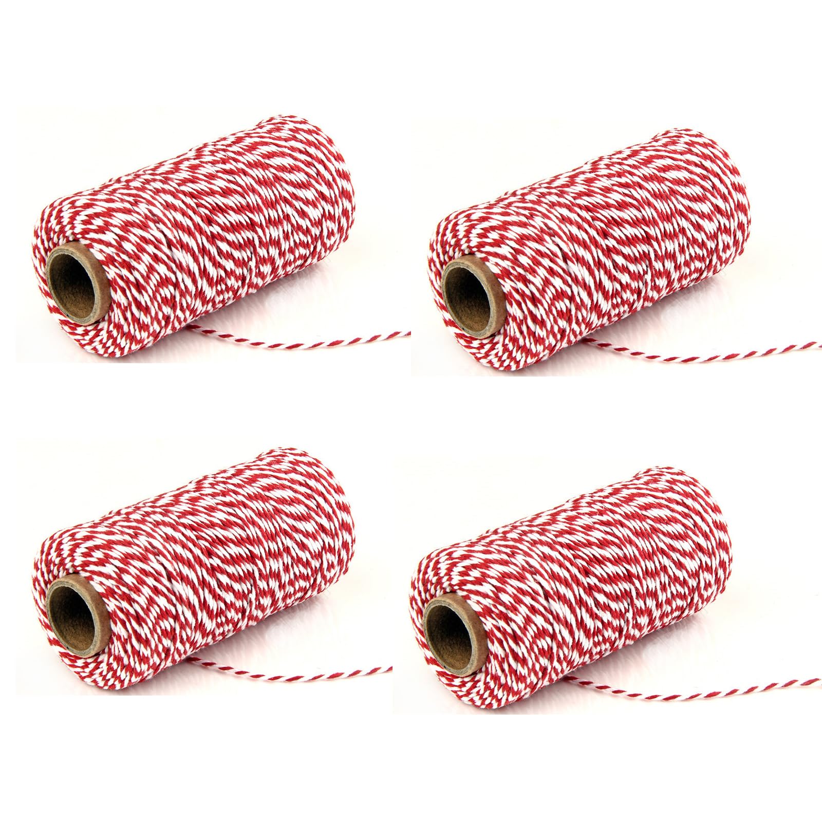 400 m de ficelle en coton de 2 mm pour boulangers, bricolage, décoration, jardin, cadeau, Noël, bricolage, emballage cadeau, pâtisserie