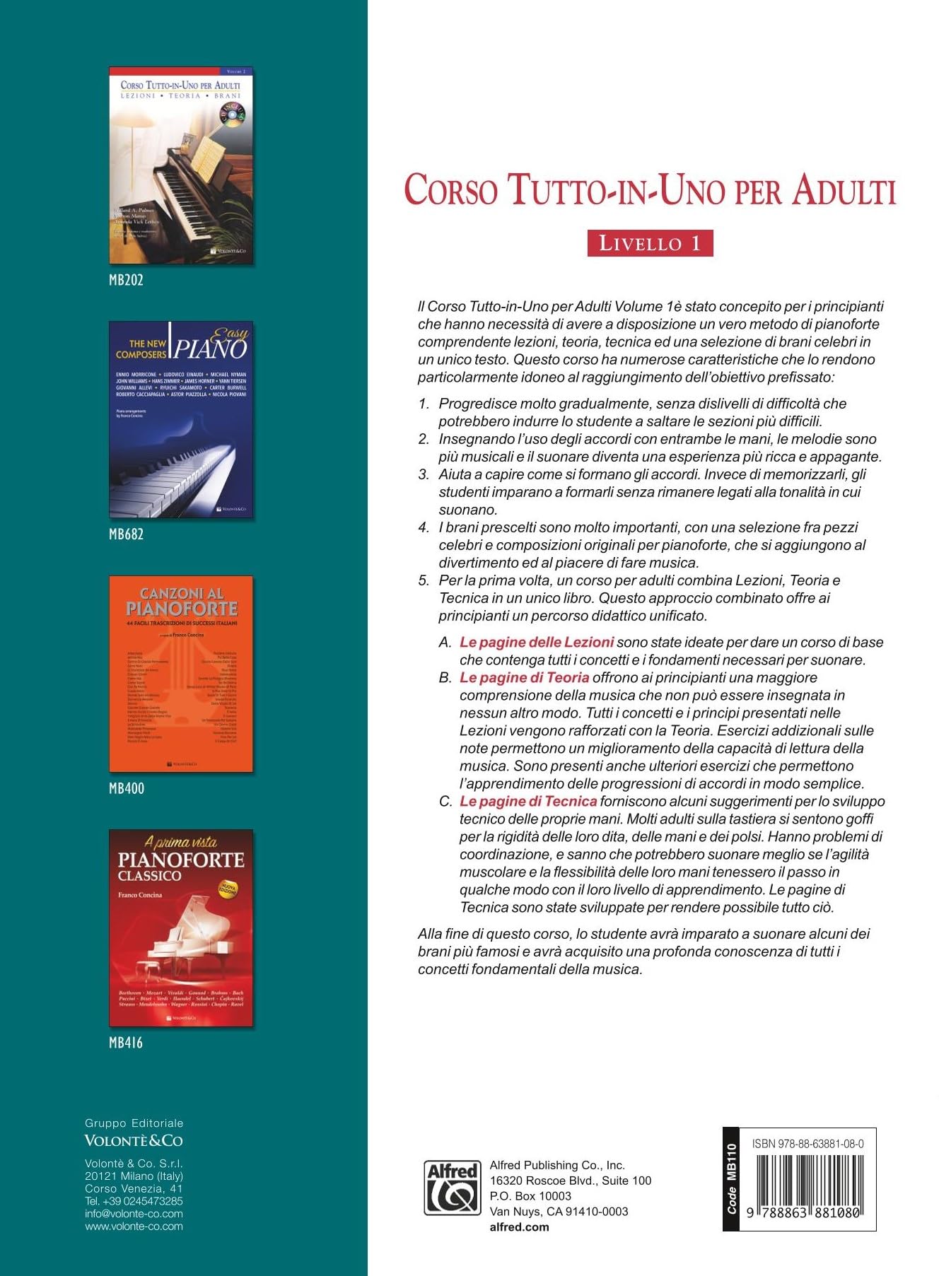 Corso tutto in uno per adulti – Vol.1. Con audio in download. Lezioni, teoria, tecnica