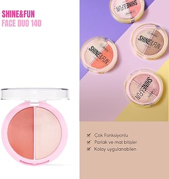 Callista Shine & Fun Face Duo 140 Good Company Blush & Illuminator Palette