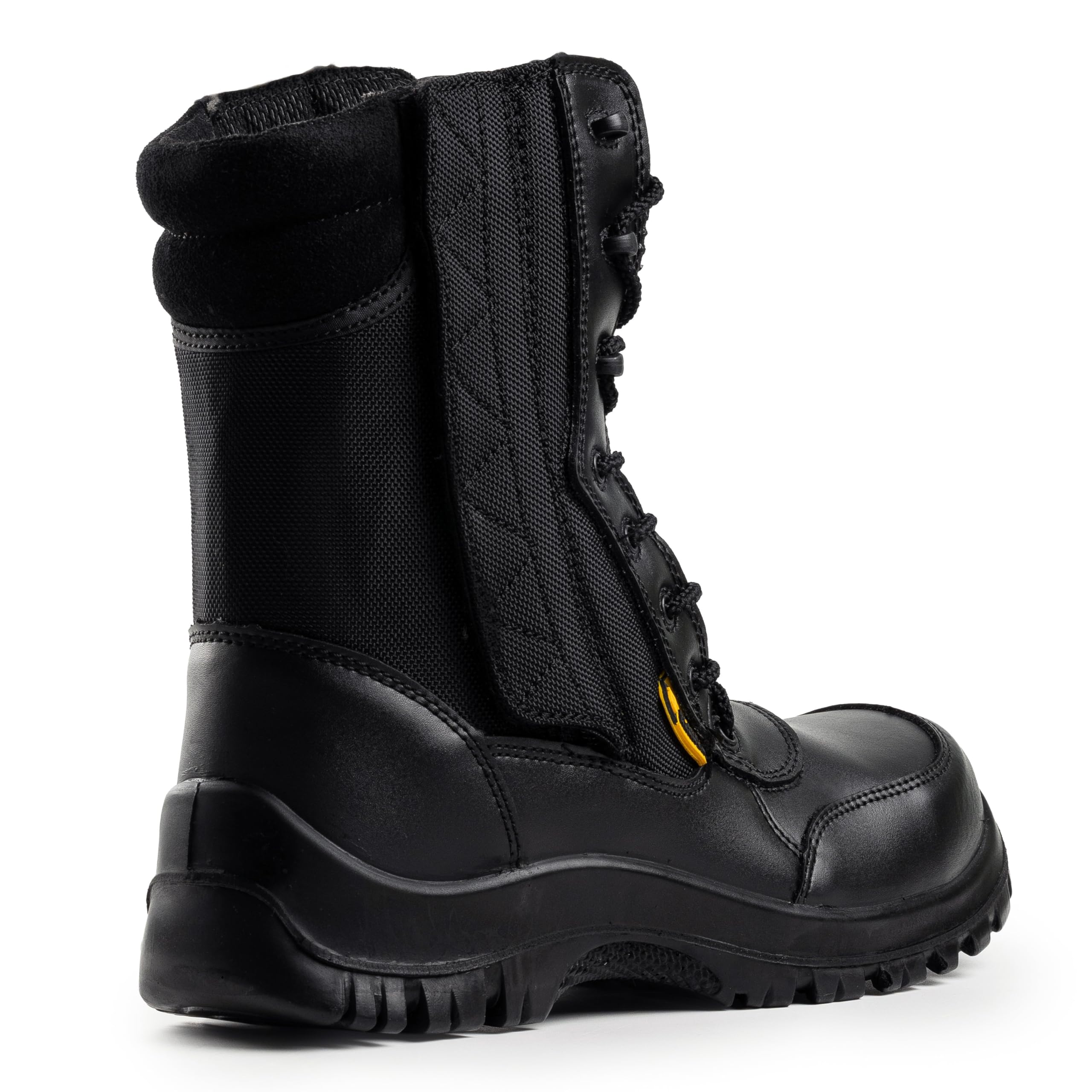 BLACK HAMMER Stivali di Sicurezza in Pelle da Uomo con Puntale in Composito S2 SRC Impermeabili Esercito Militare per Combattere Camminare Cerniera di per Lavorare 9999