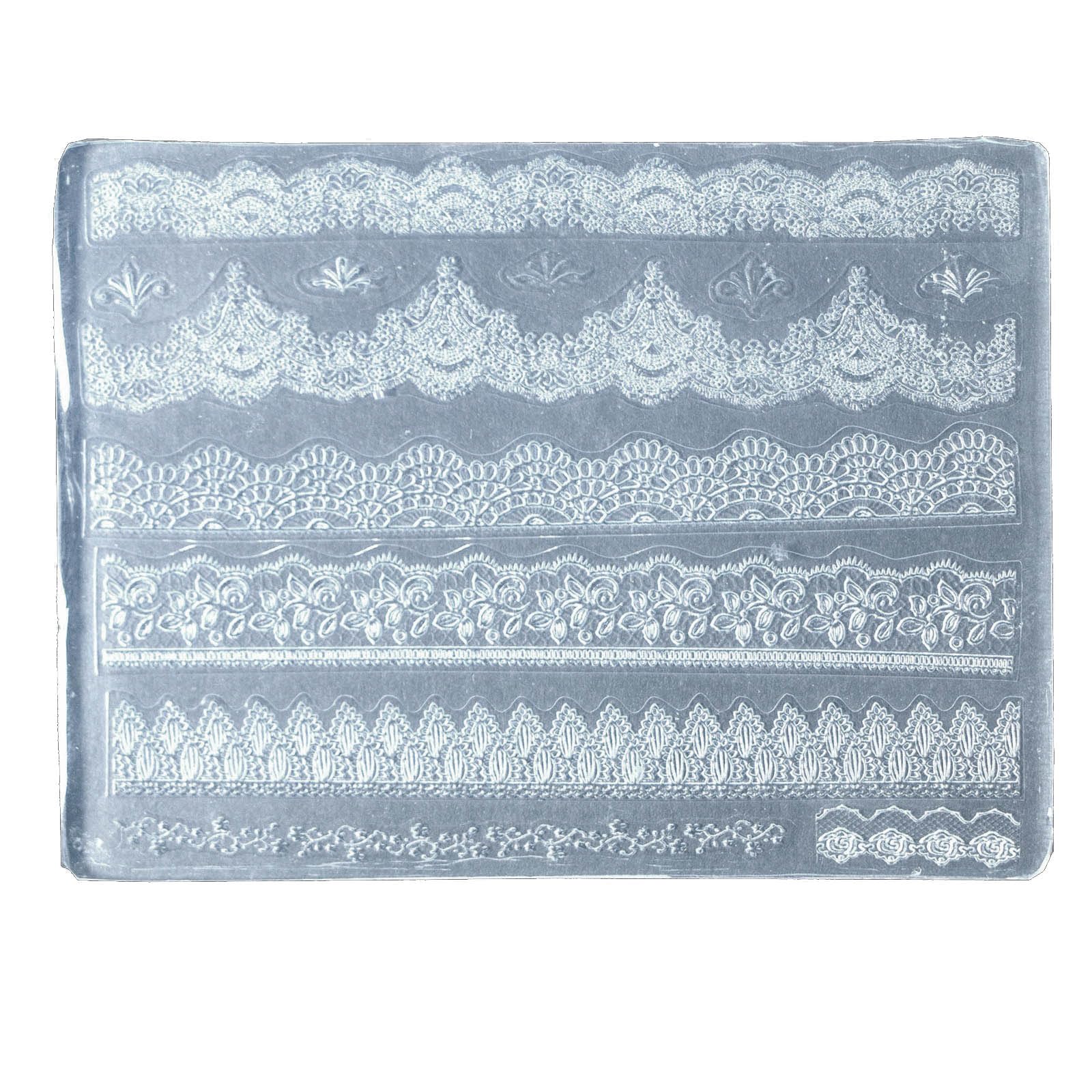 Ankexin Epoxy Silicone Mold,Nail Art Silicone Mold Beautiful 3D Nail Casting Molds Embossed Nail Stencils Sculpture Mould Decorations for Manicurist(Style C77)