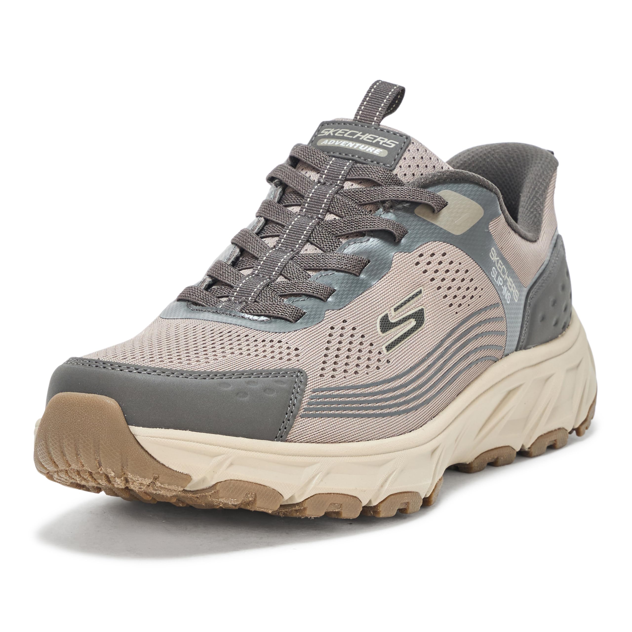 Skechers Men's Hillcrest 2.0 Hands Free Slip-in Sneaker, Dark Taupe, 10 UK Wide