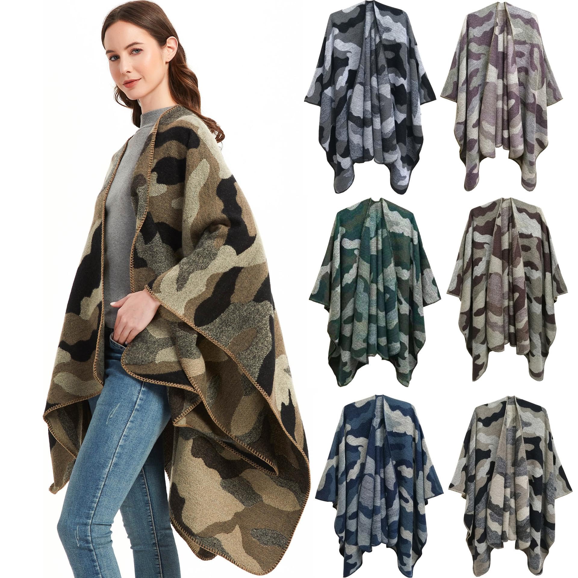 Sciarpa Donna Scialle Uomo Scialle Diviso Ispessito Mantello da Donna Primavera Autunno E Inverno