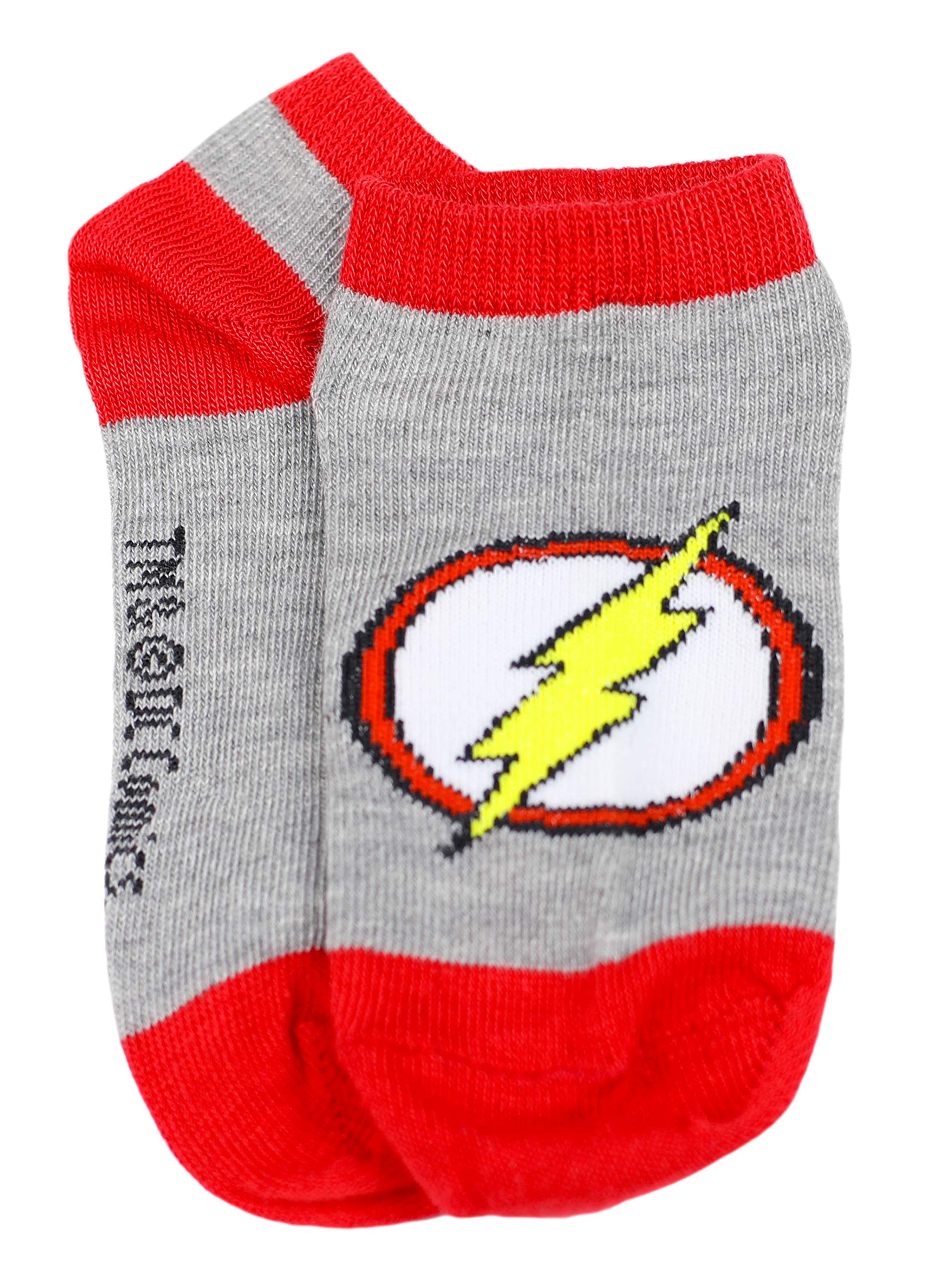 DC Comics Baby Boy's Justice League 4-Pack No Show Socks, 12M-24M (Shoe Size 3-5)