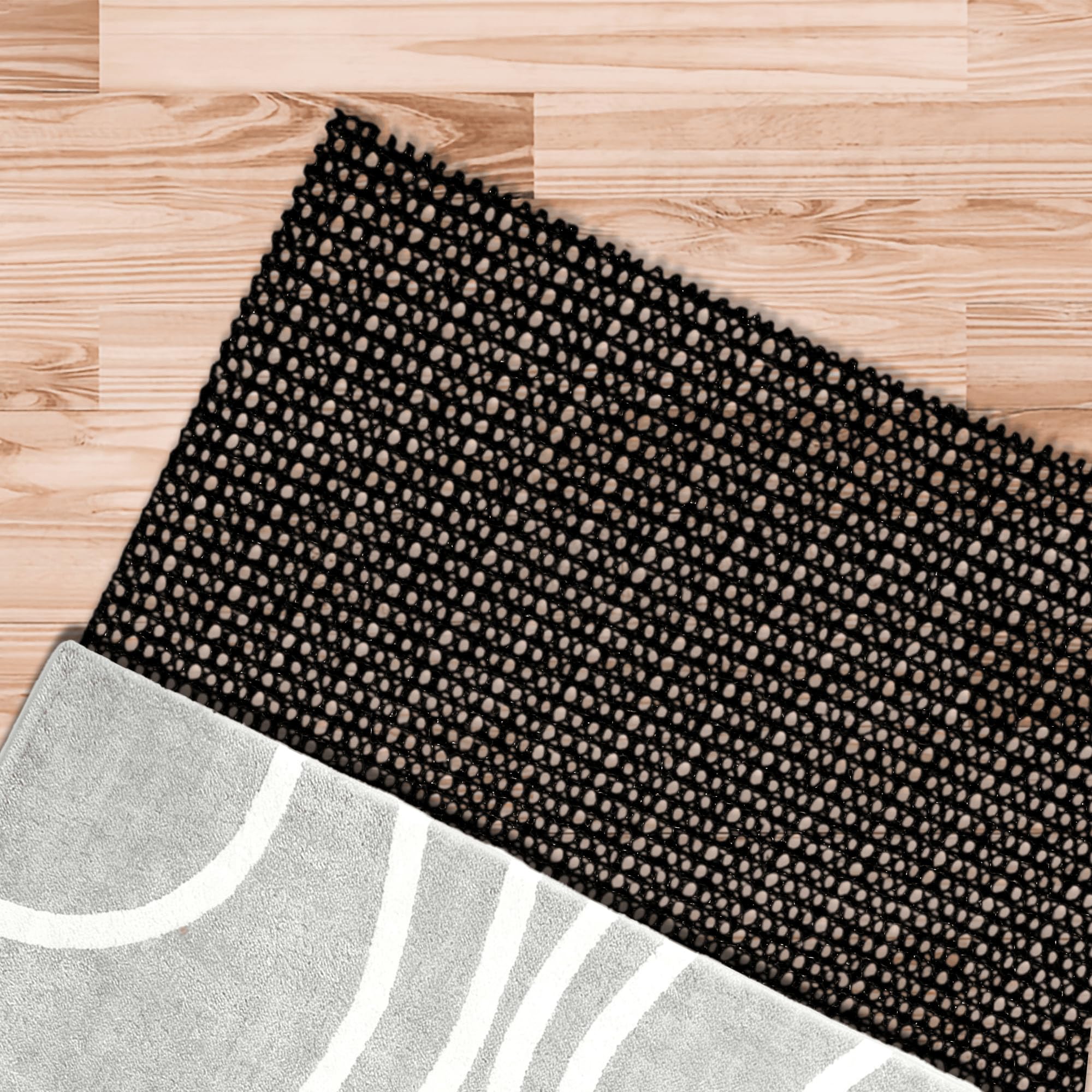 Teppich Unterlage rutschfest 160 x 230 cm rutschfeste Zuschneidbare Rutschmatte Universal Schneidbare für Schubladen Autos Regale, Schwarz