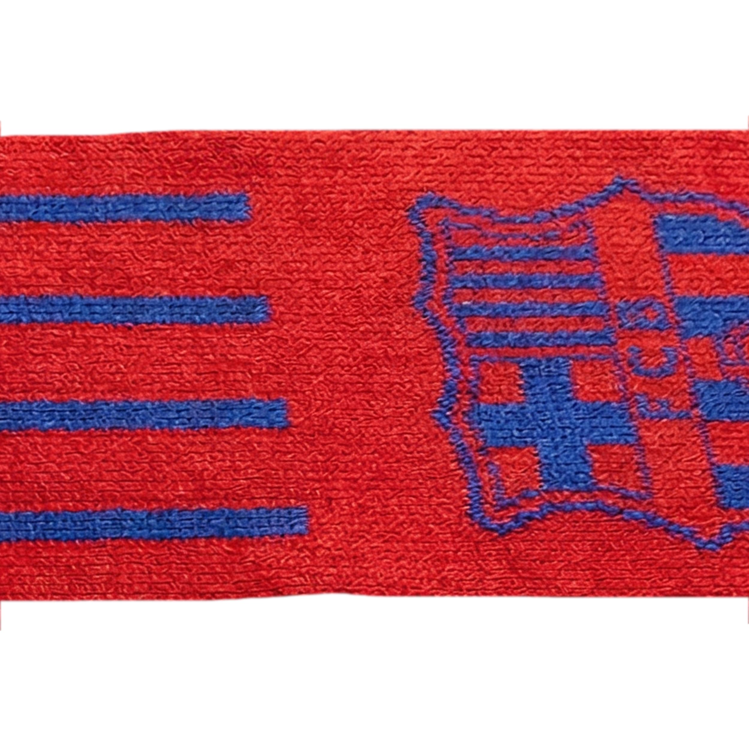 Icon Sports Dwustronny szalik piłkarski FC Barcelona, czerwony, jeden rozmiar, (FCB22SC), Czerwony, rozmiar uniwersalny
