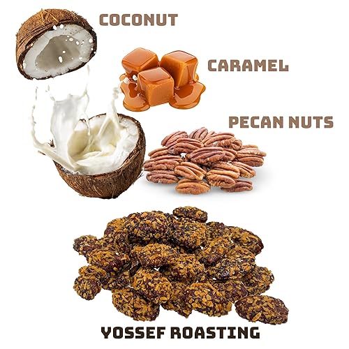 Miniatura 9 de Caramelo de nuez cubierto en mitades deliciosamente decadentes  Certificado Kosher  3 bolsas, 5 onzas cada uno (cacao)