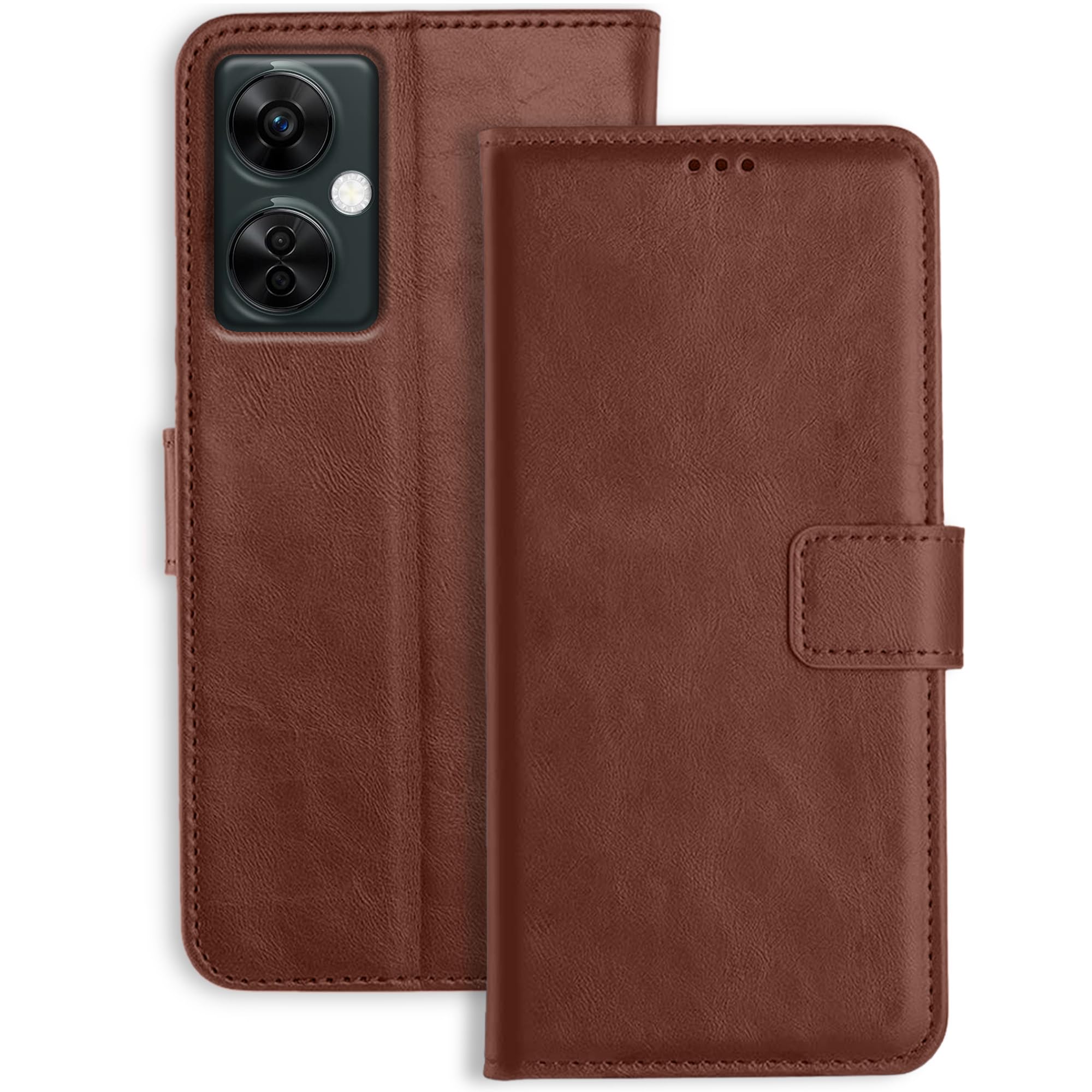 Ubros Network OnePlus Nord CE3 Lite 5G Flip Cover Leather Finish | Complete Protection | Stylish Mobile Phone Back Flip Case for OnePlus Nord CE 3 Lite 5G (Brown) (B0CH8YF2ZR) Amazon Price History, Amazon Price Tracker