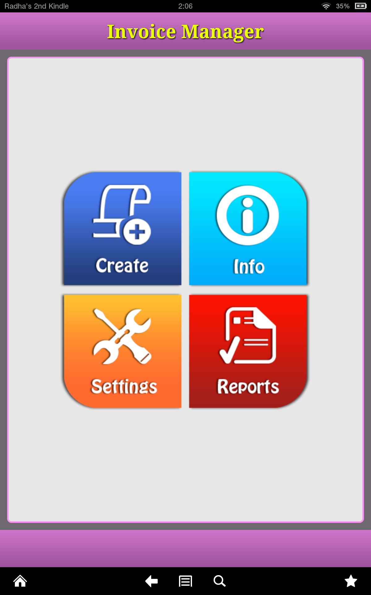 Quick Invoice Pro for Kindle Fire App on the Amazon Appstore