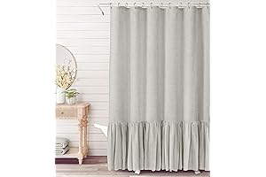Rustic Farmhouse Style 78 Inch Extra Long Shower Curtain