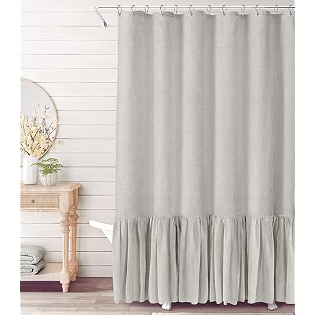 Rustic Farmhouse Style 78 Inch Extra Long Shower Curtain