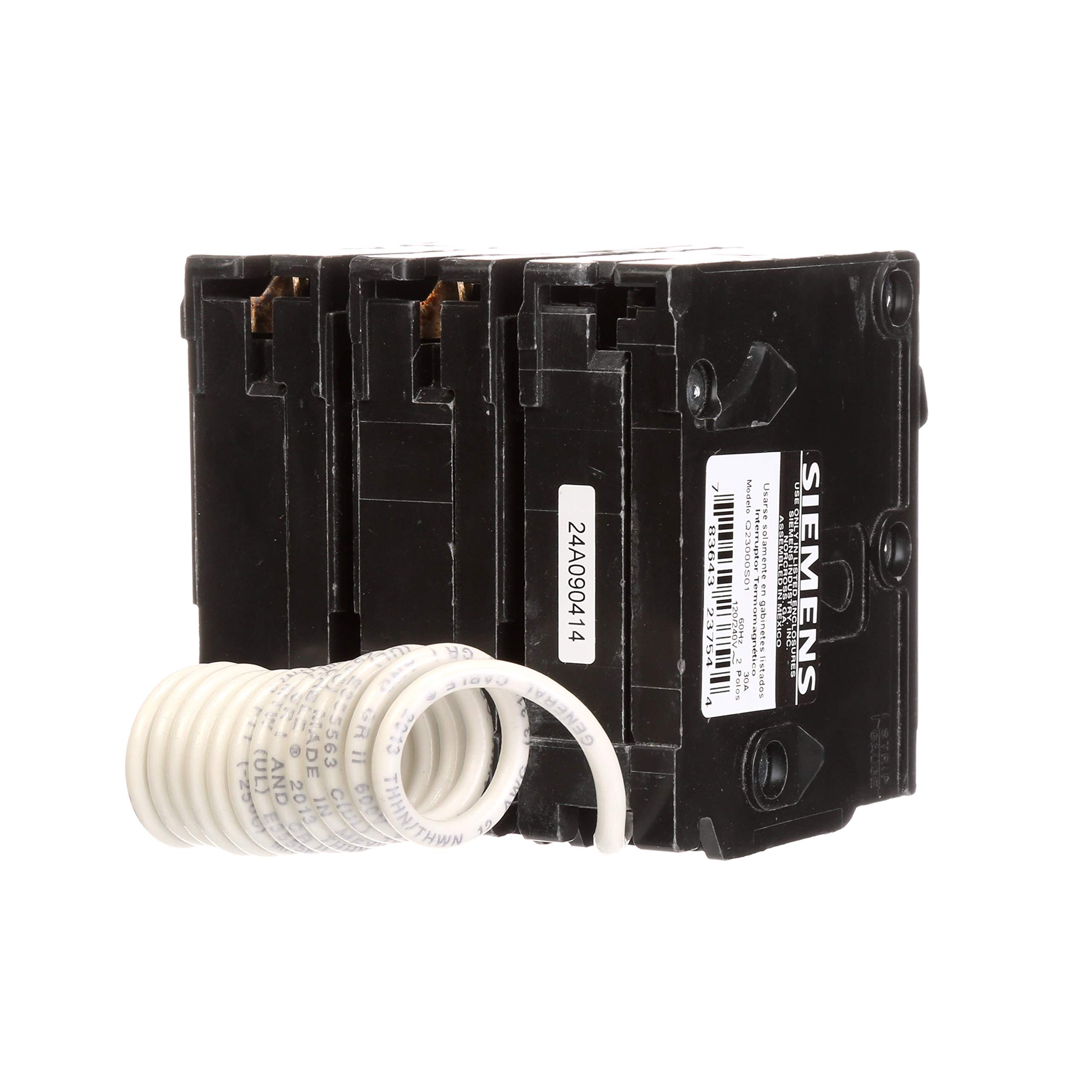 Siemens Q23000S01 120/240-Volt type MP-T 30-Amp Circuit Breaker with 120-Volt Shunt Trip Double pole - Image 4