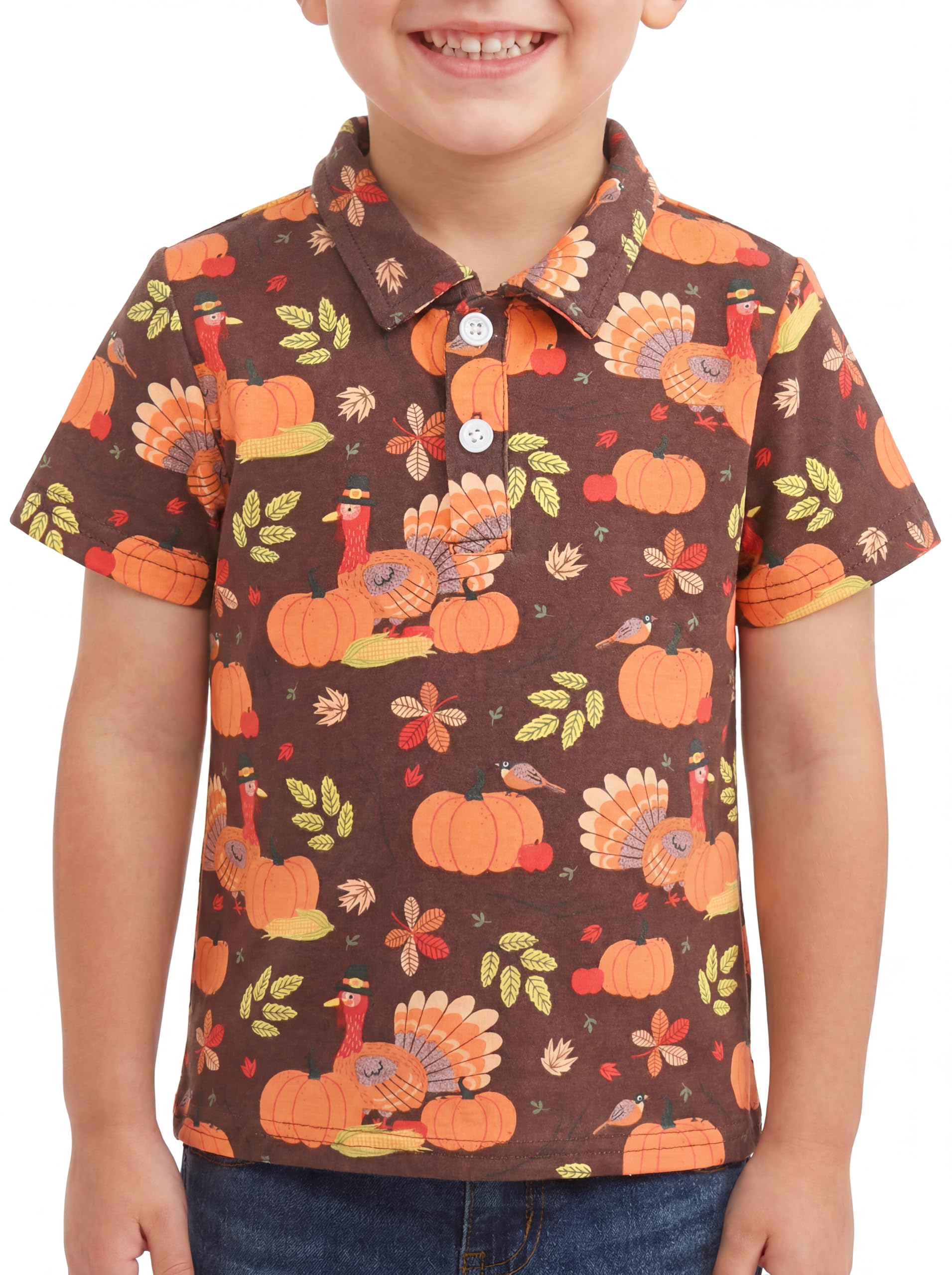 Unique Baby Moisture Wicking Kids Polo Shirts for Toddler Boys Polo Shirt