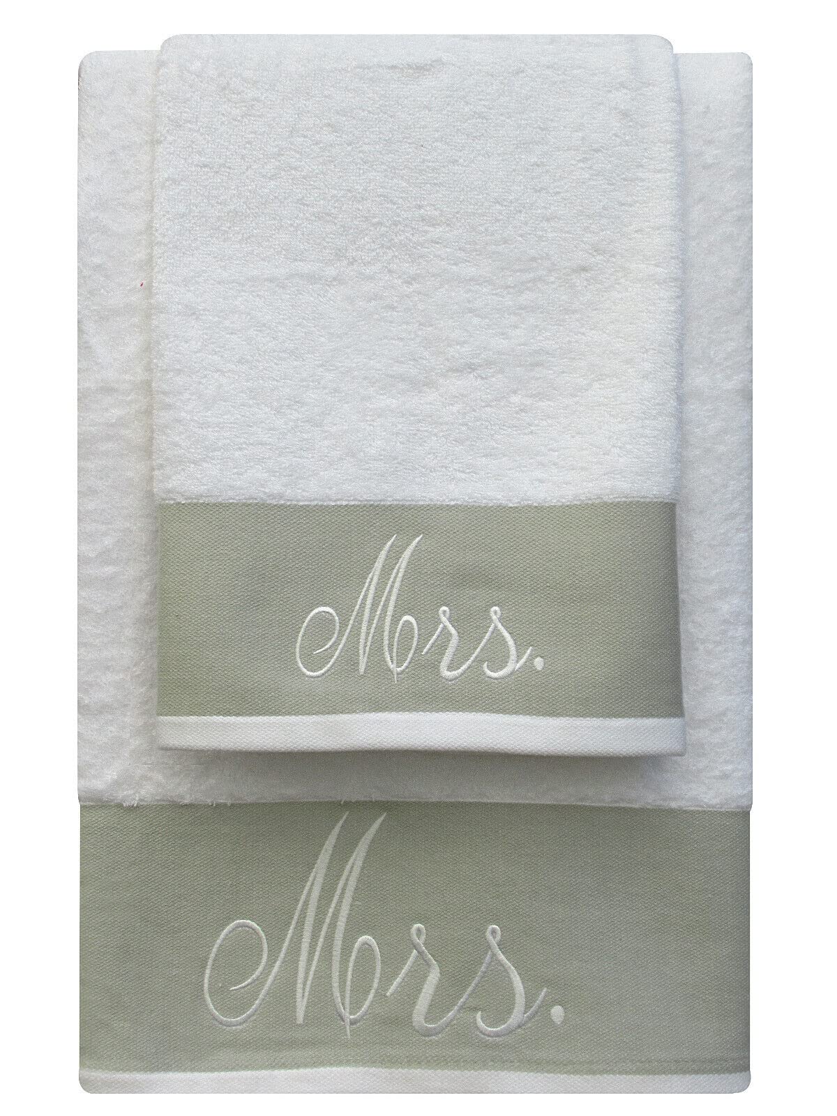 Premium Hotel & Spa Mrs 2 Piece Towel Set, Perfect for Wedding Anniversary, Engagement - Image 2