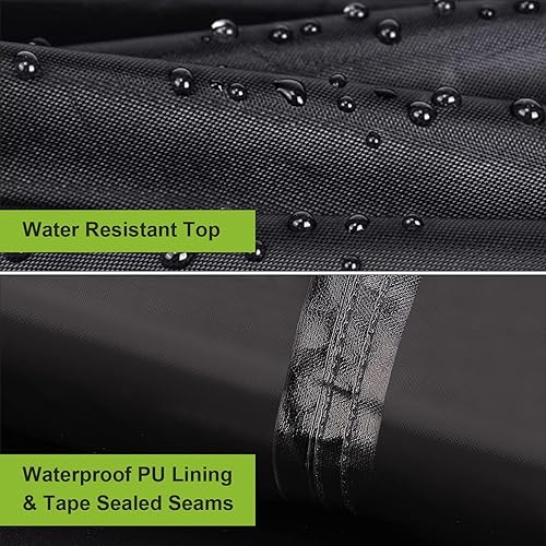 Miniatura 4 de Fundas para muebles de patio, cubierta de muebles de exterior, impermeable, cubierta de mesa y sillas de patio, rectangular, 90 pulgadas de largo x