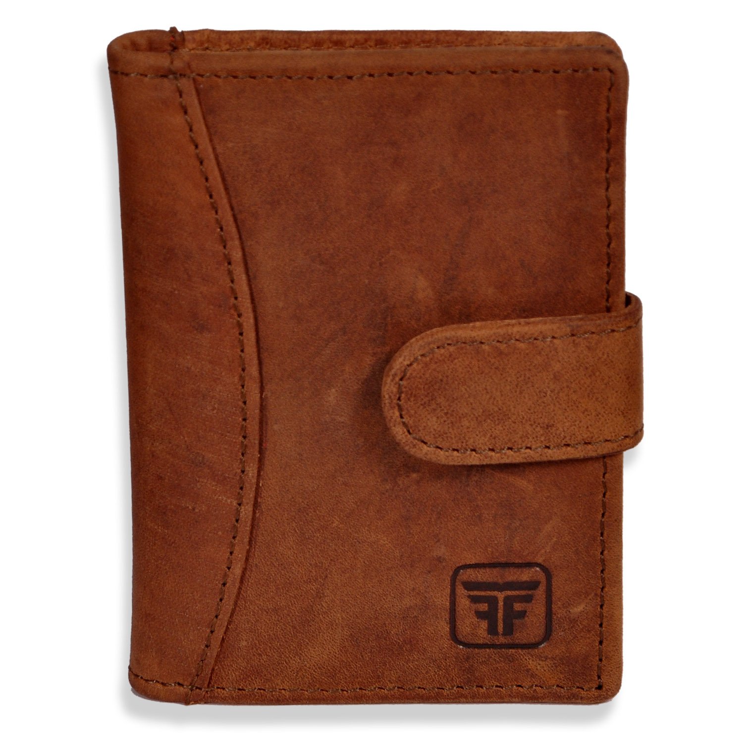 Fashion Freak Leather Brown Credit Card Case