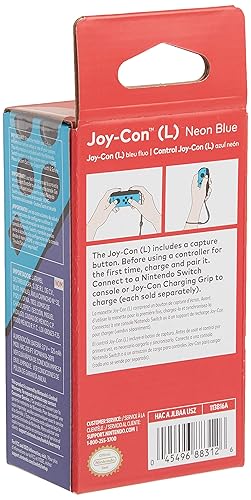 Miniatura 3 de Nintendo Joy-Con L - Neon Blue - Nintendo Switch