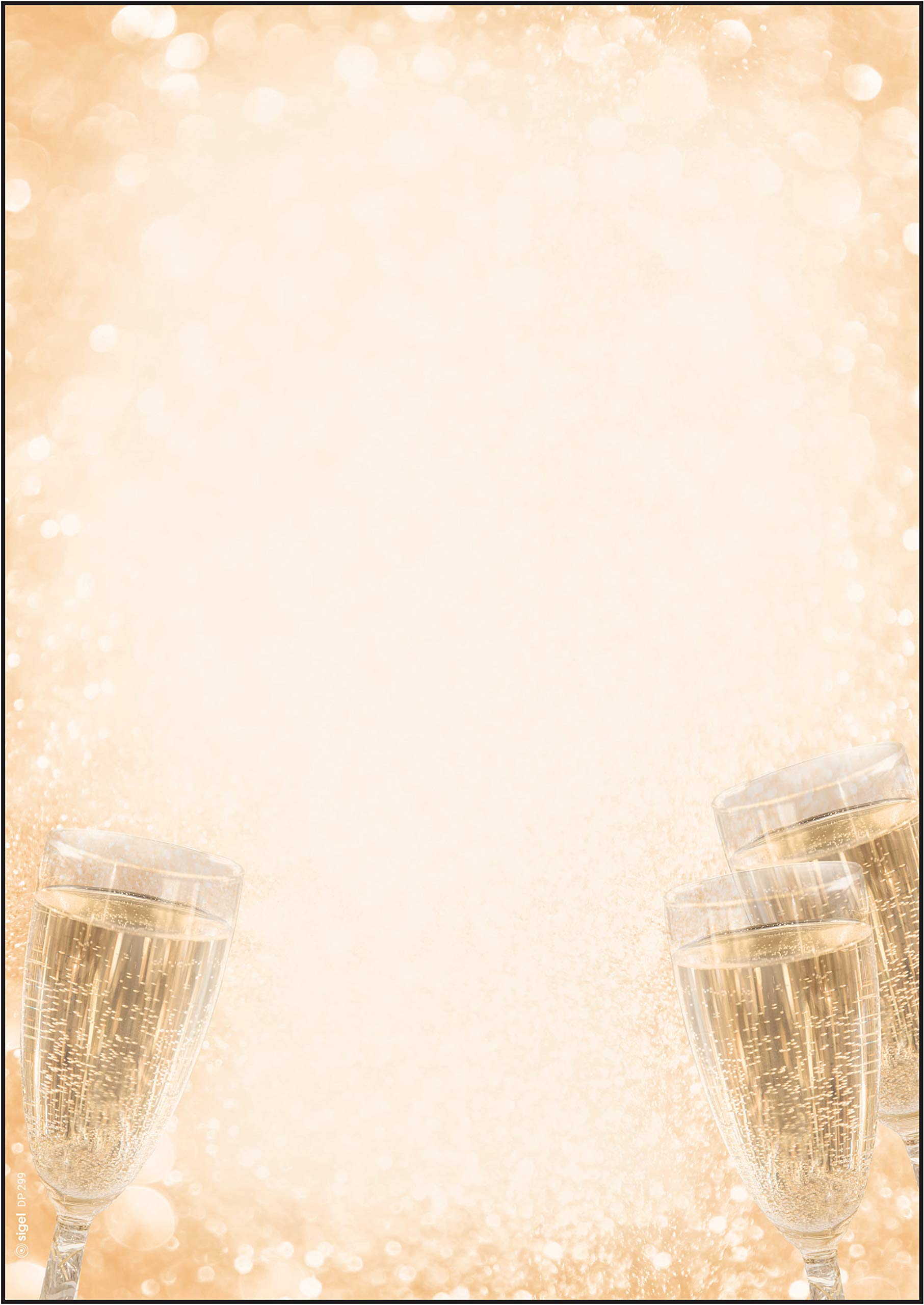 SIGEL DP299 Writing paper "Champagne", A4, 90 gsm, 50 sheets