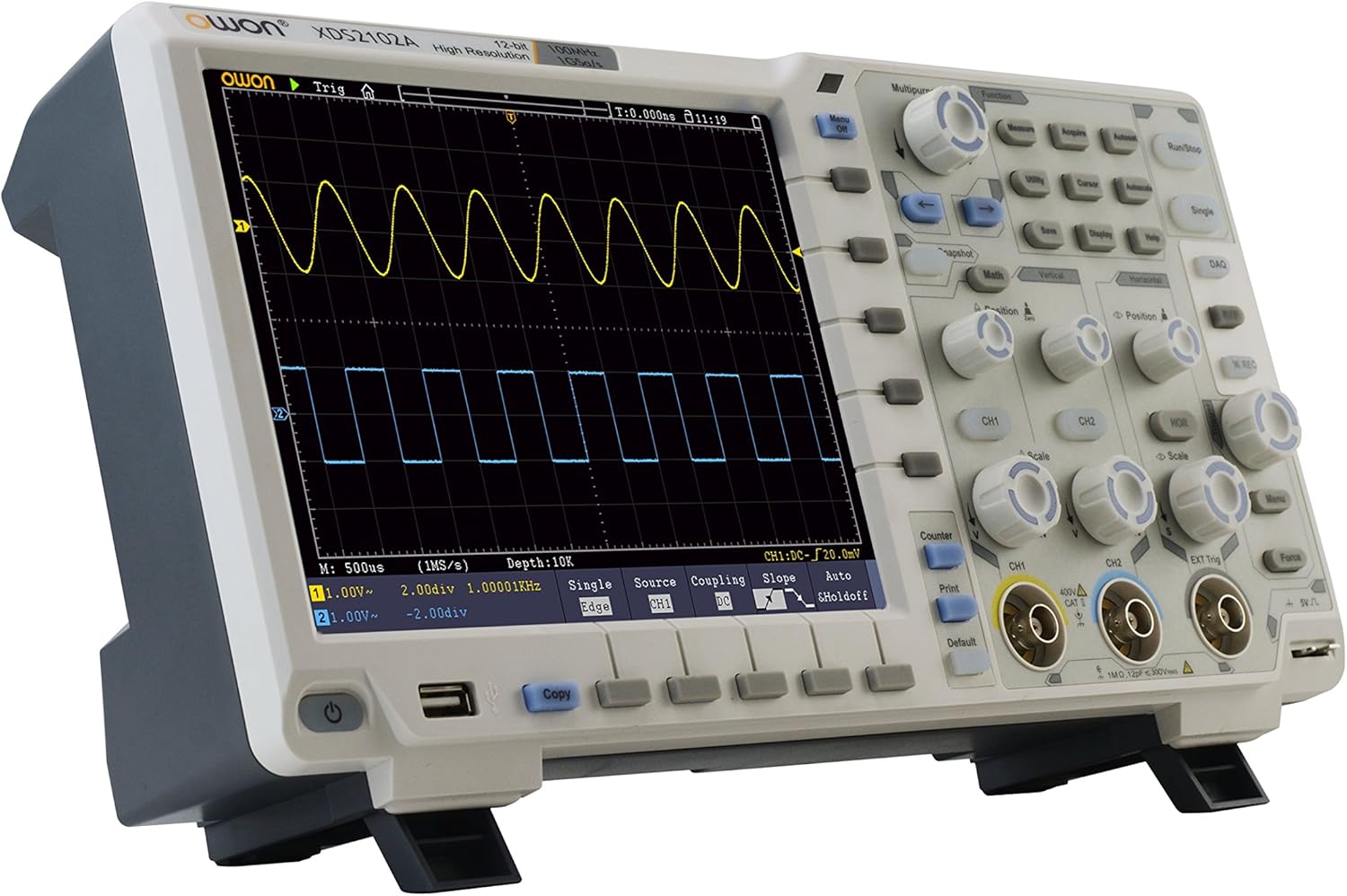 OWON XDS2102A Oscilloscope - Image 3