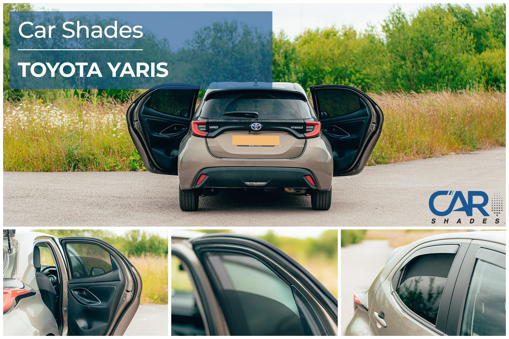 Car Shades Jeu de Pare-Soleil sur Mesure pour Voiture