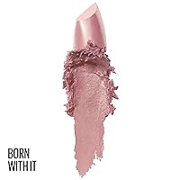 Vista 48 de Maybelline Color Sensational Lipstick, Lip Makeup, Cream Finish, Hydrating Lipstick, Rum Riche, Deep Nude ,1 Count #BLUSHING BUD