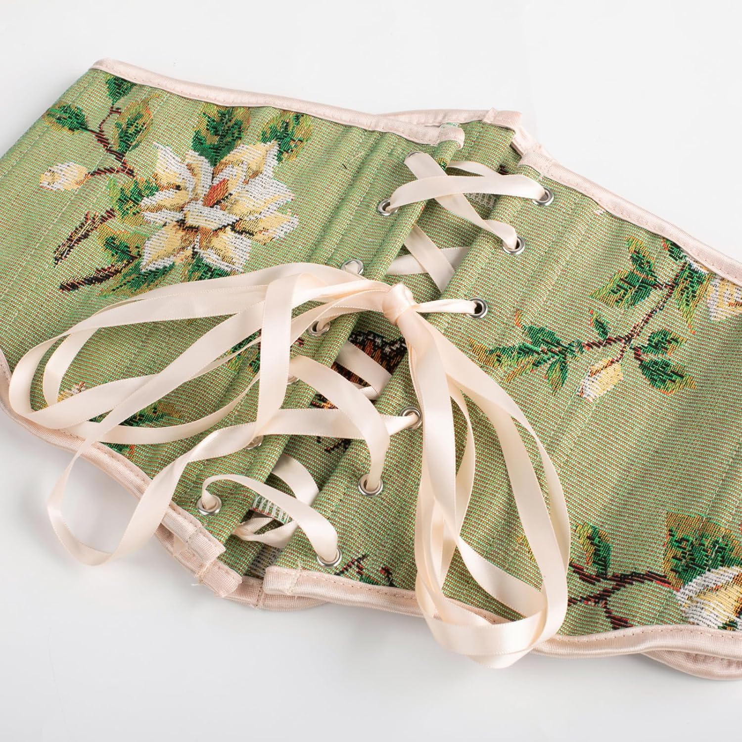 Scarlet Darkness Corset Belt for Women Vintage Renaissance Floral Underbust Corsets - Image 6