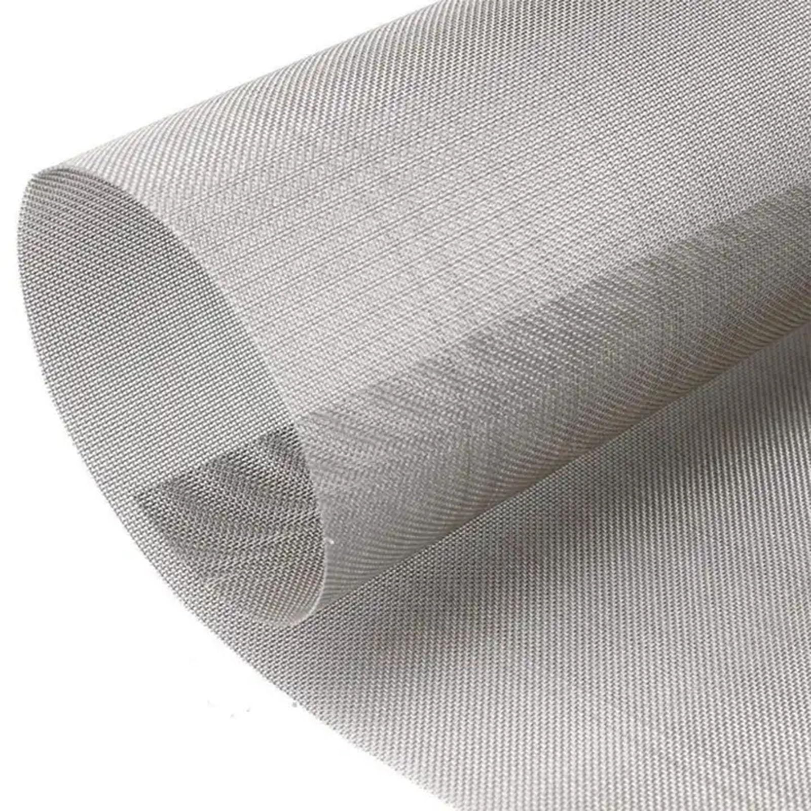 TGBHM Window Screen Roll 304 Stainless Steel Invisible Curtains Mesh Removable Ventilation Safety Net for Self-Installing Window Screens,39.4
