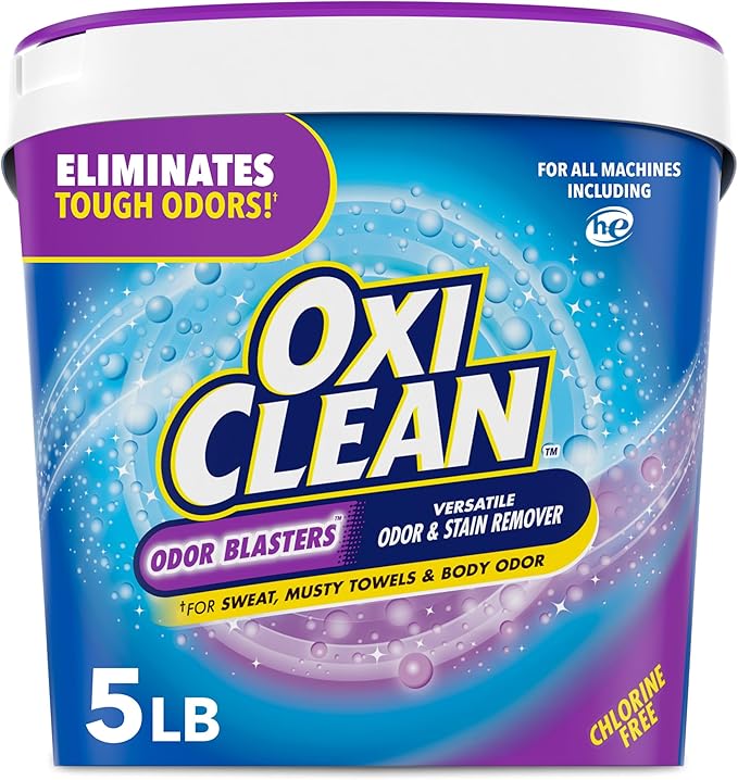 OxiClean Odor Blasters Versatile Odor and Stain Remover Powder, 5 lb