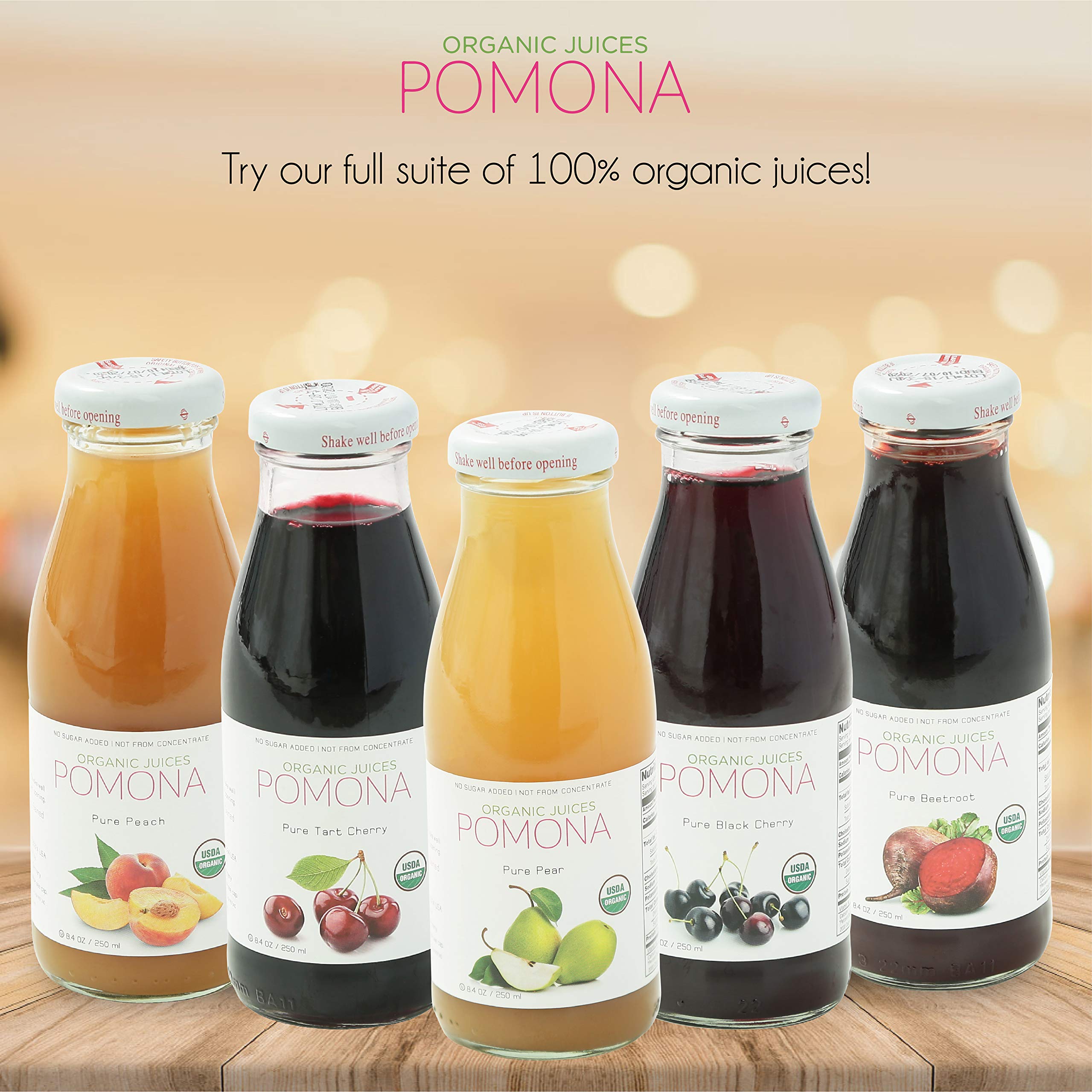 Buy Pomona Organic Plum Juice (Pack of 12), Cold Pressed USDA Organic Juices, 100 Plums, No