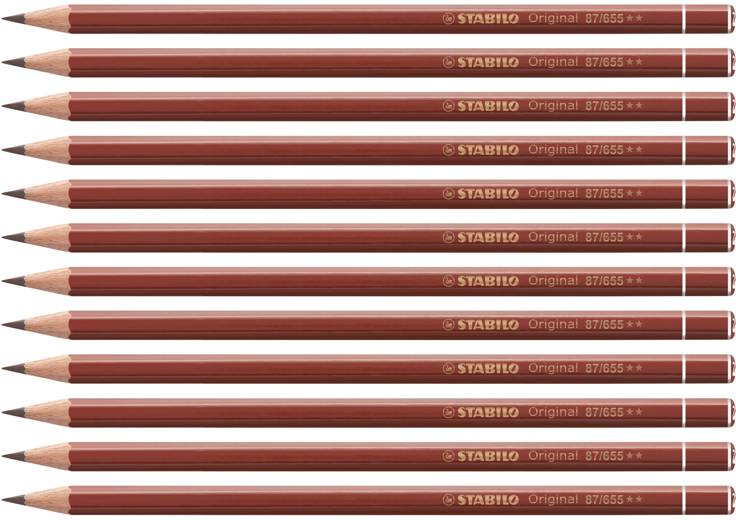 Premium Colouring Pencil - STABILO Original - Pack of 12 - english deep red