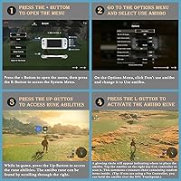 Vista 2 de Versión más reciente 32 tarjetas NFC BOTW compatibles con Legend of Zleda Breath of The Wild- con caja de hierro..