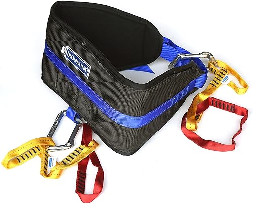 IronMind SUPER SQUATS - Cinturón de cadera para sentadillas con cinturón, sentadillas sin carga en la columna vertebral o la parte inferior de la