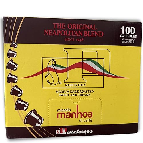 Passalacqua Manhoa 1x1 Caja/100 Cápsulas Nespresso 0.19 oz