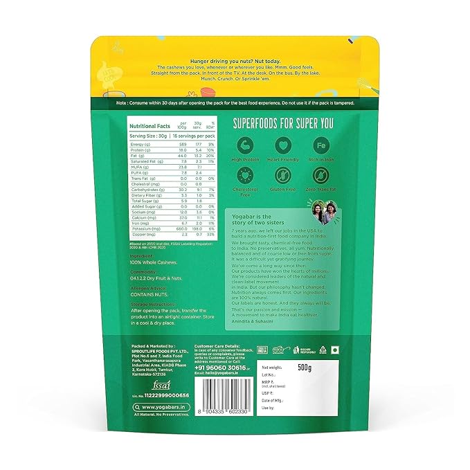 YogaBar Premium Cashews