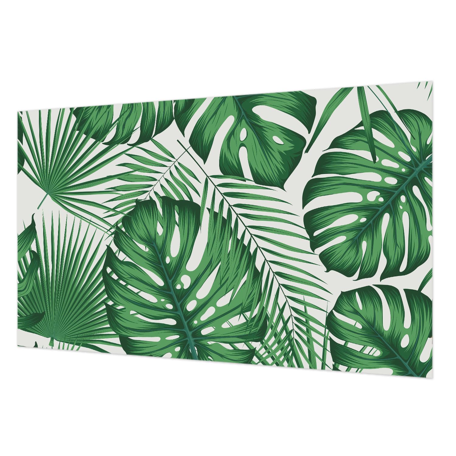 Papier peint feuilles tropicales Tulup 416x254 cm avec colle incluse