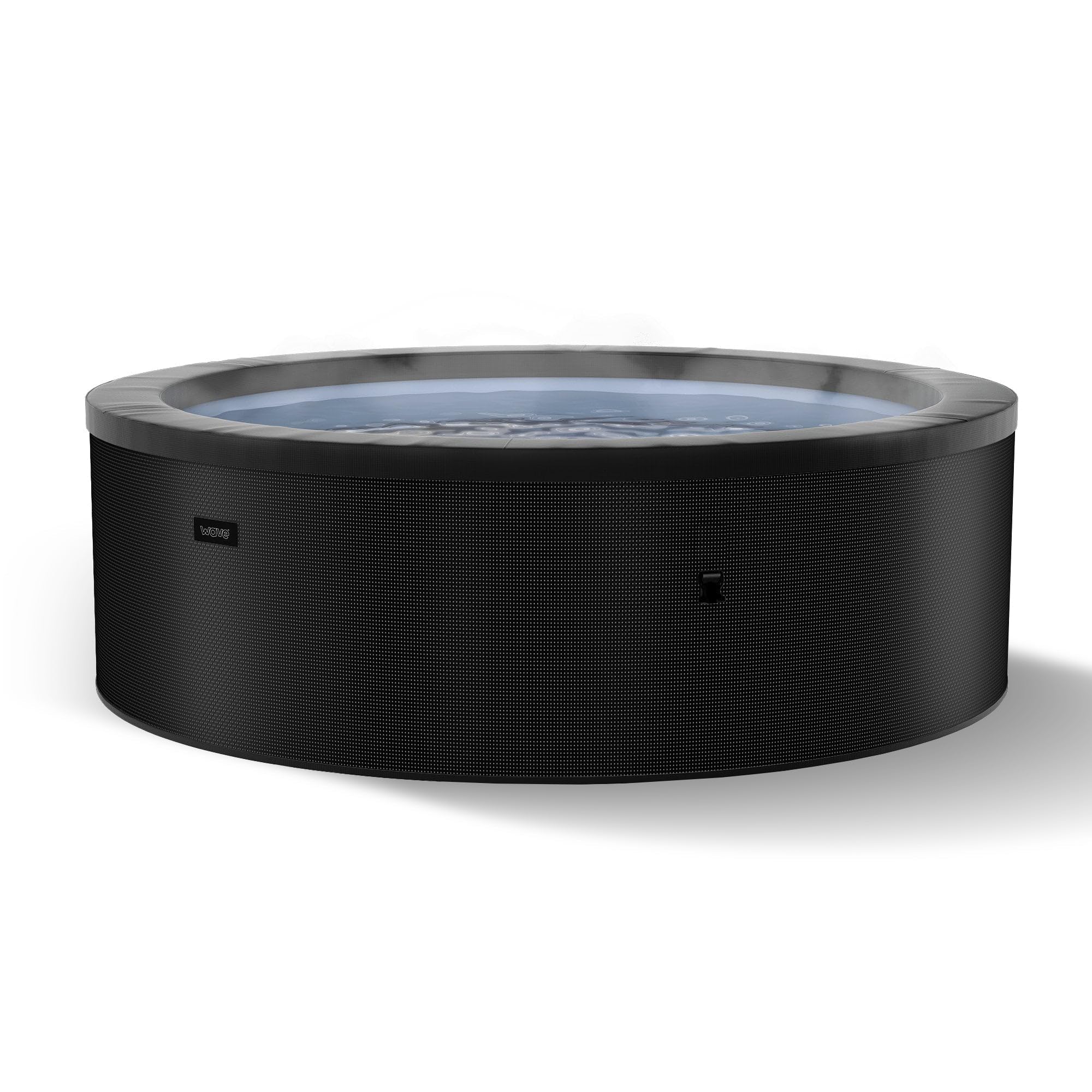 Wave Tahoe Eco Foam Spa | Tragbarer Outdoor-Hot Tub mit schneller Aufheizung | Strapazierfähiges PVC-Material | Einfacher Aufbau (Charcoal Black, 6 Person)