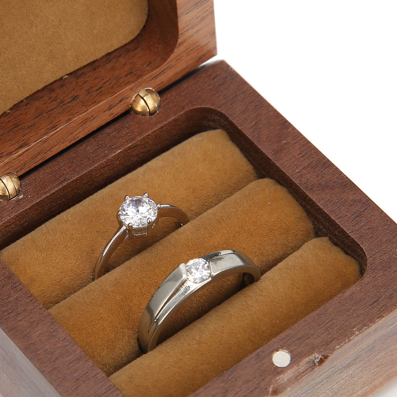 Estuche for guardar joyas, joyero for mujer, caja de madera for anillos