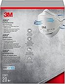 3M Aura Particulate Respirator 9205+ N95, 20 Count (Pack of 1)