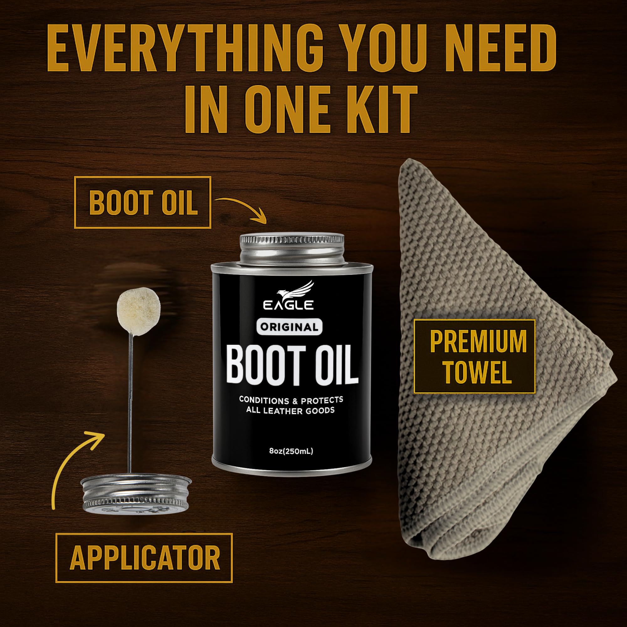 Work Boot Condition Snapklik.com : Eagle Leather Boot Oil For Work Boots, Cowboy Boots ...
