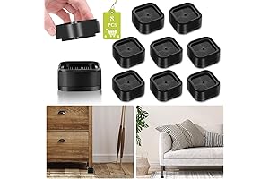 8 Pack Furniture Raisers with 1", 2" or 3" Lift Height