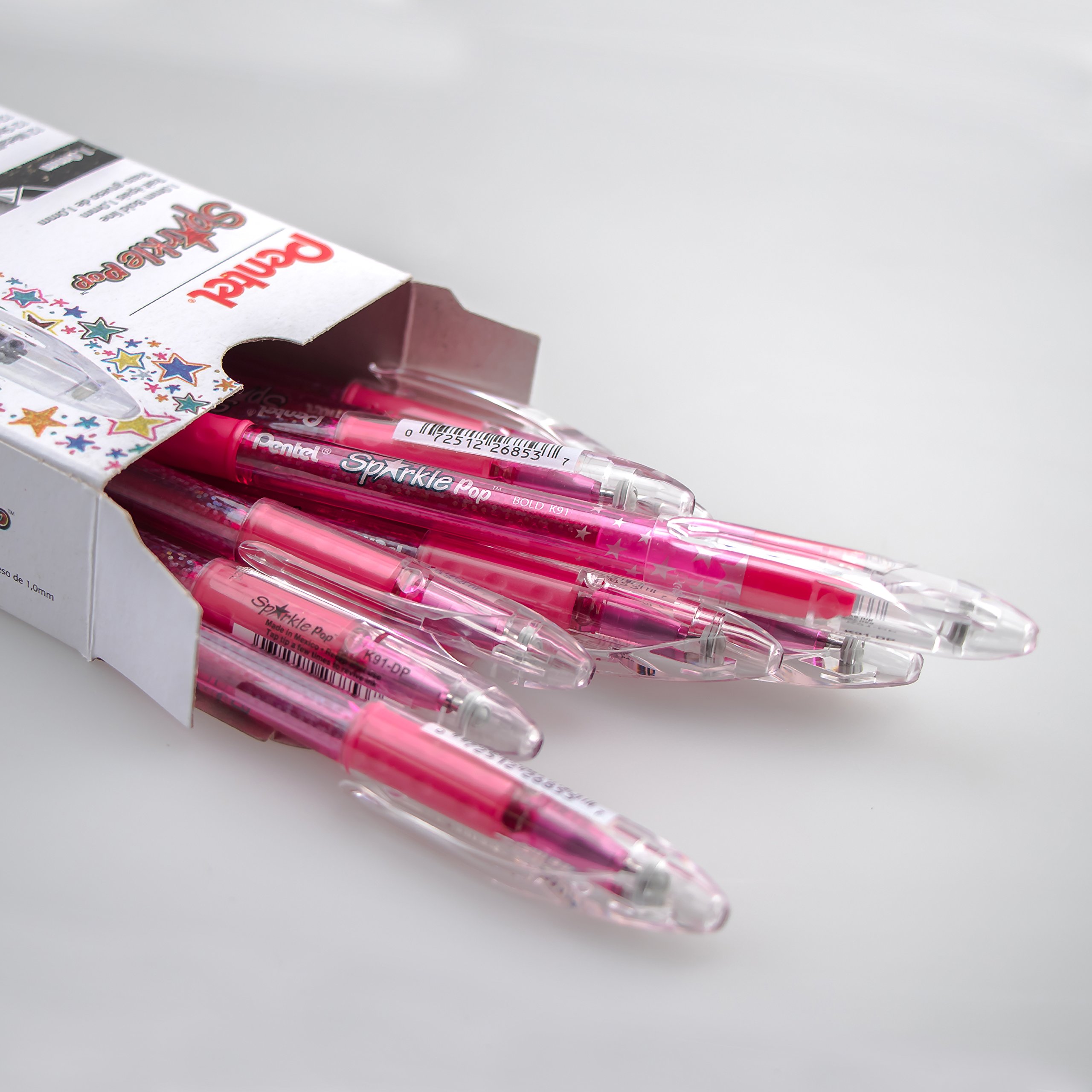Amazon.com: Pentel Sparkle Pop Metallic Gel Pen, (1.0mm) Bold Line  display picture 1