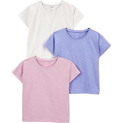Simple Joys by Carter's Girls' Short-Sleeve Shirts and Tops, Pack of 3