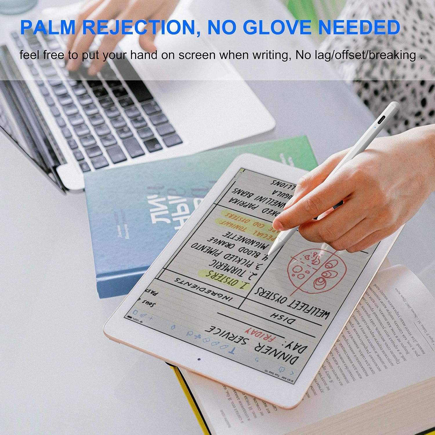 Gеt Dіѕсоunt оƒƒеr SPEATE Stylus Pen for iPad with Palm Rejection (2018-2020) Active Touch Screen Digital Pencil Fine Point Compatible with Apple iPad