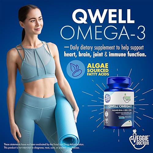 Miniatura 4 de Suplemento de Omega 3 vegano  Omega 3 de algas con DHA EPA DPA  Cápsulas veganas de algas  Alternativa al aceite de pescado  Fórmula de aceite de