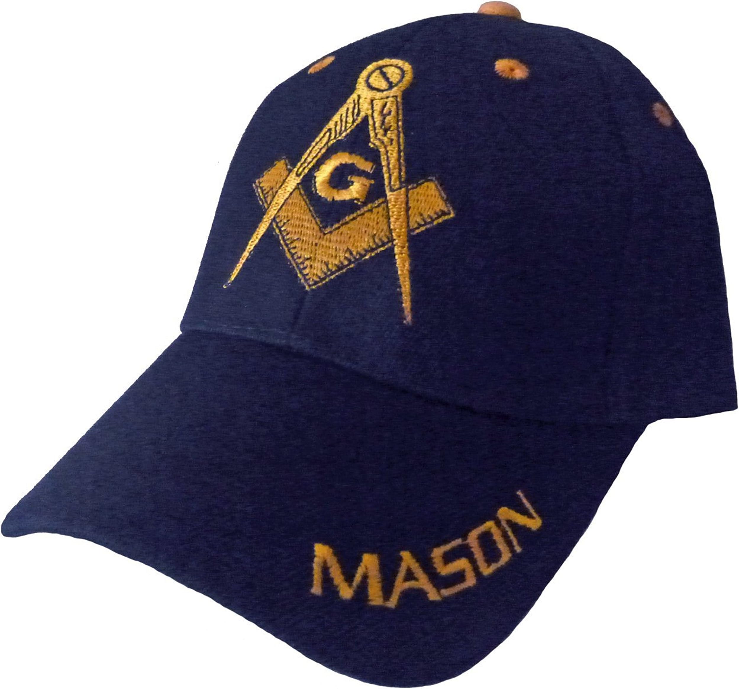 Infinity Superstore Blue and Gold Mason Masons Freemason Masonic Lodge Ball Cap Hat